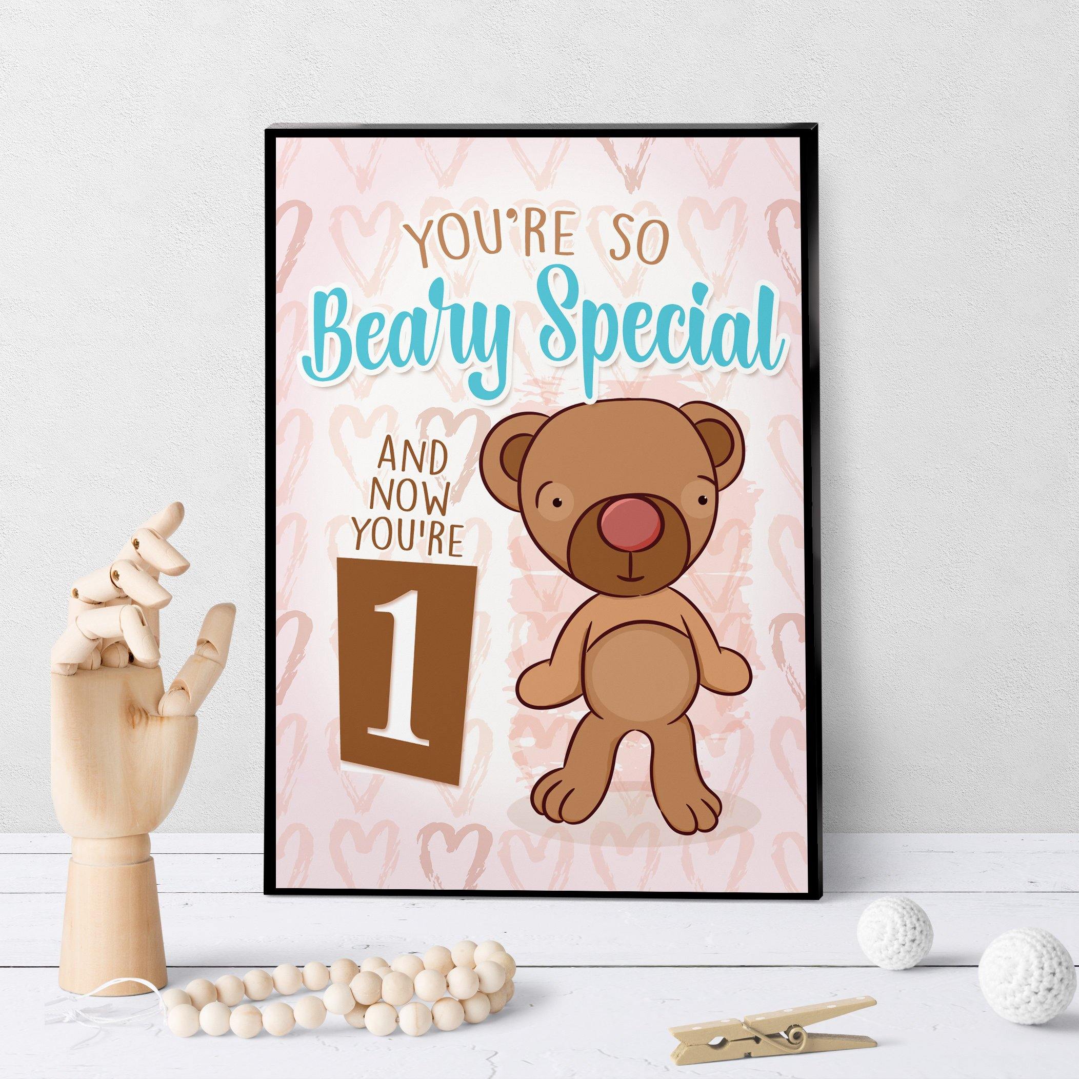 1241 Belly Bear Birthday 1 Art - deloresartcanada