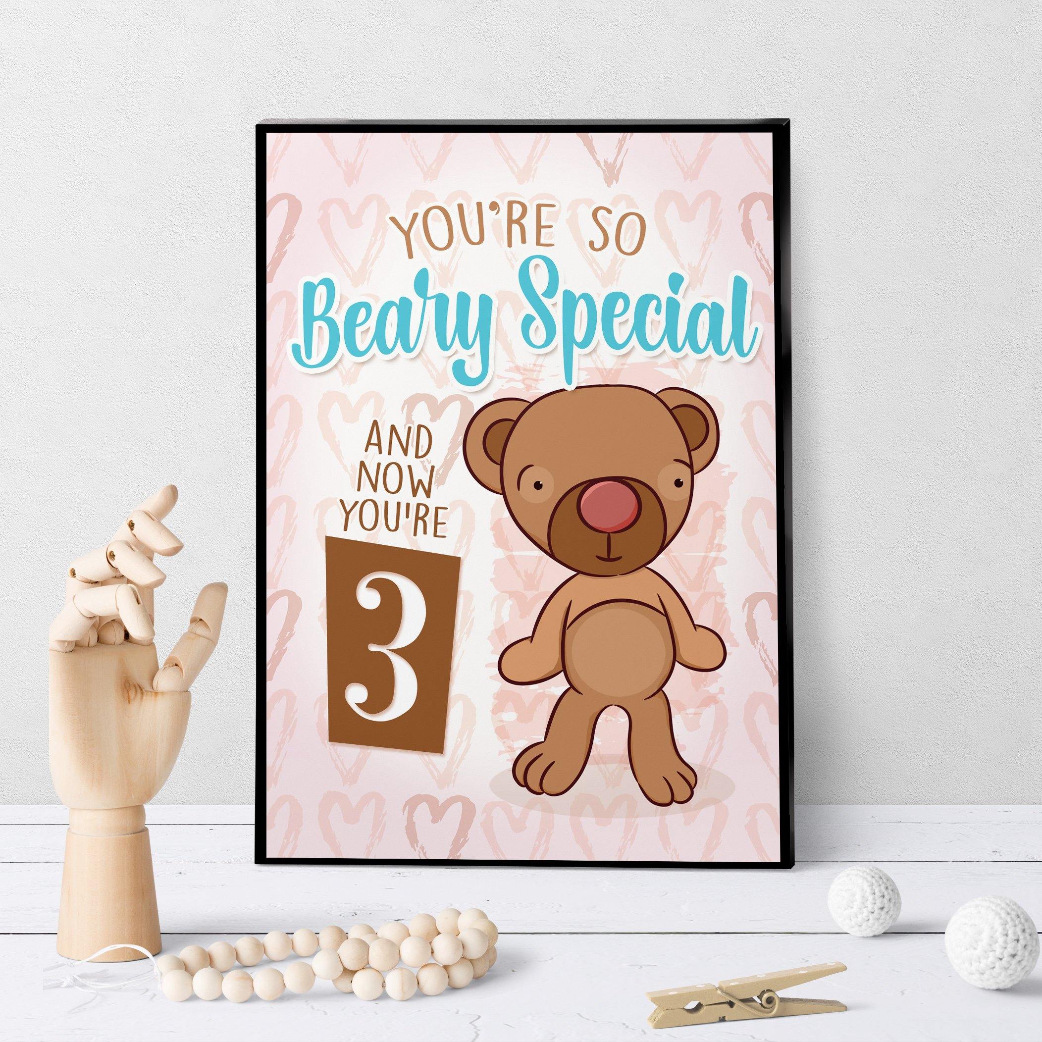 1241 Belly Bear Birthday 2 Art - deloresartcanada