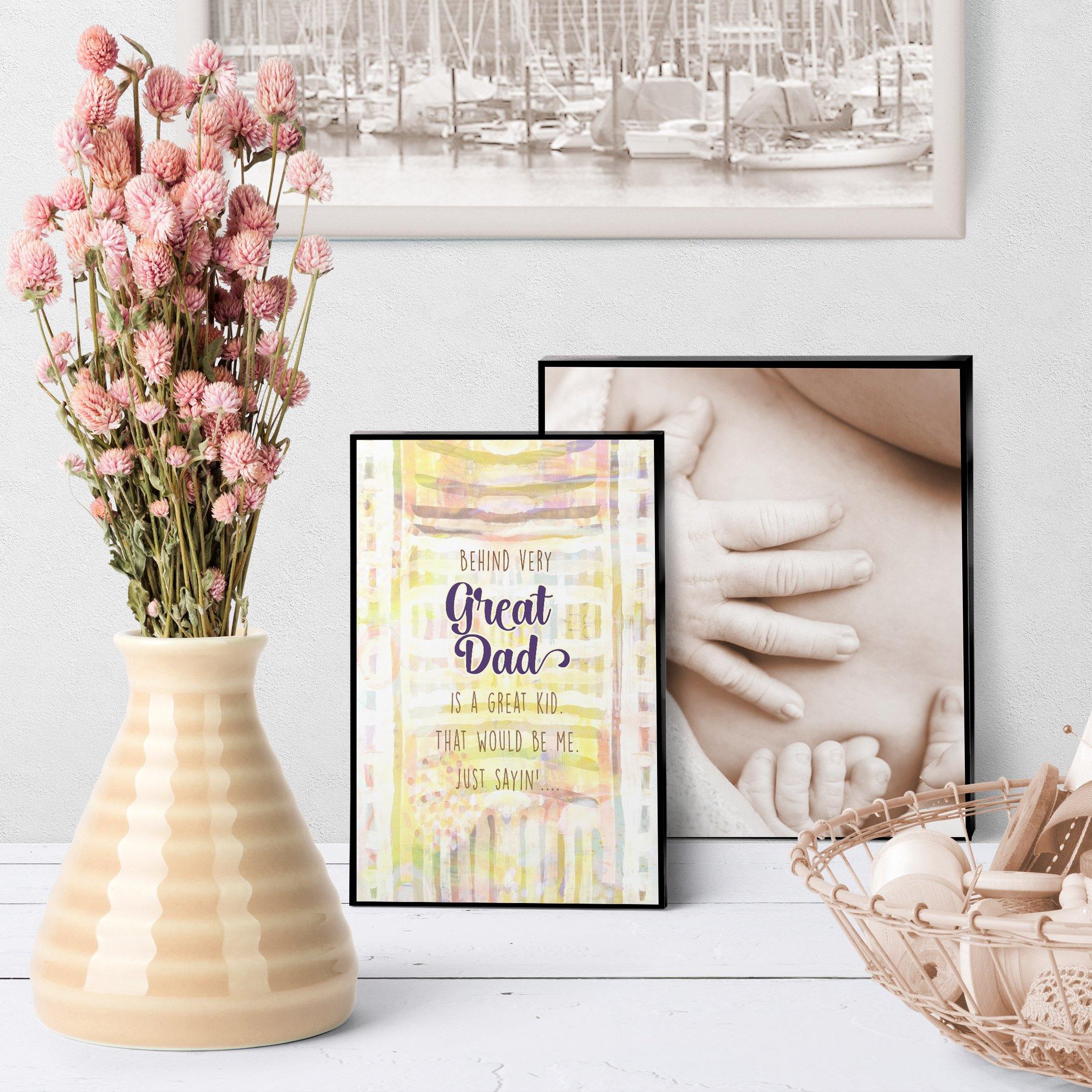 1243 Behind Every Great Dad Art - deloresartcanada