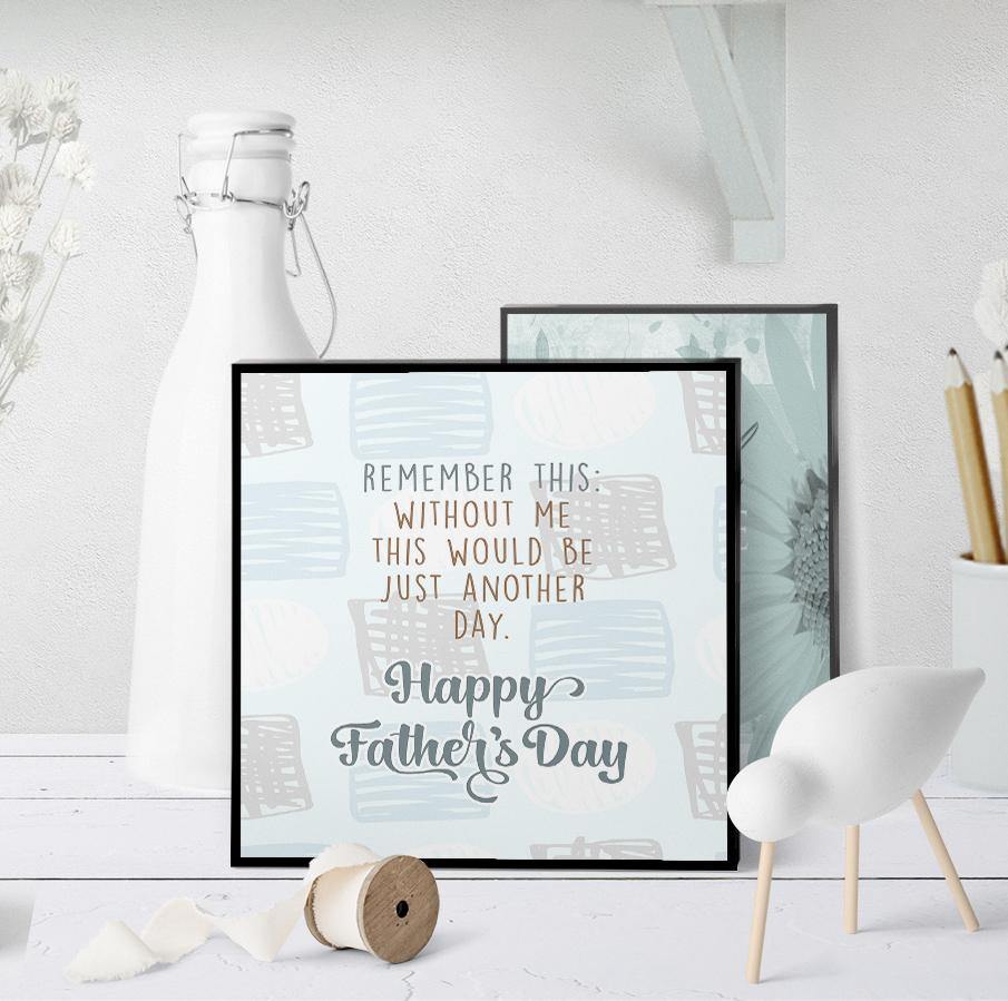 1248 Dad Without Me Art - deloresartcanada