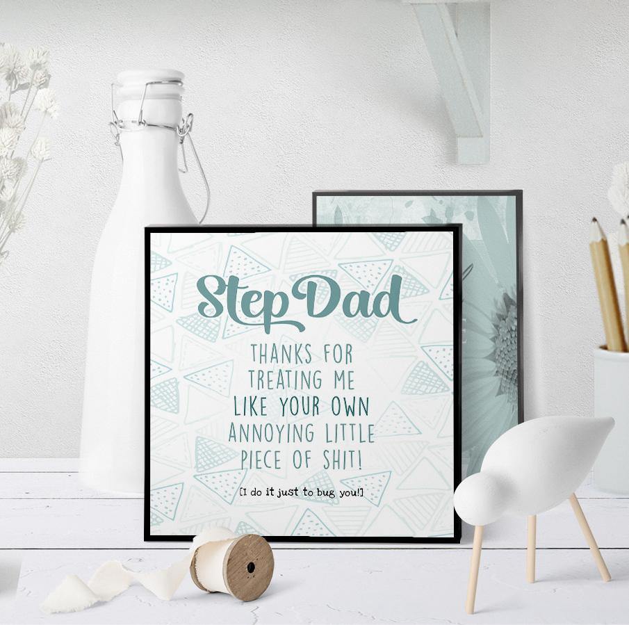 1251 Step Dad Annoying Little Shit Art - deloresartcanada