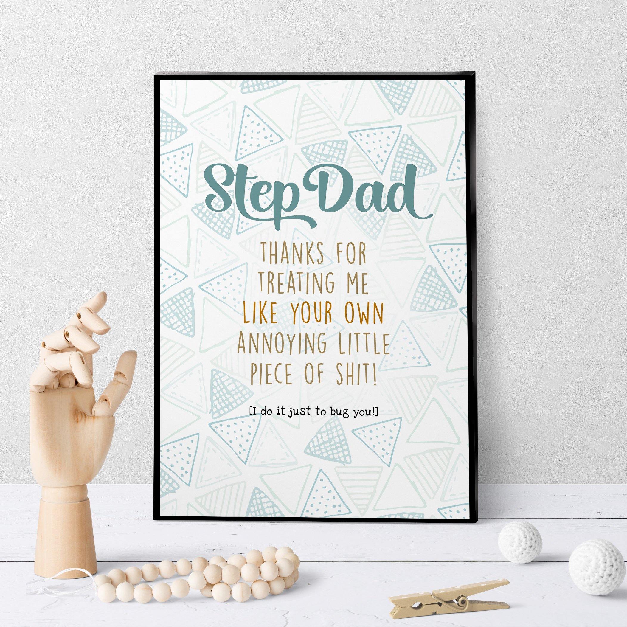 1251 Step Dad Annoying Little Shit Art - deloresartcanada