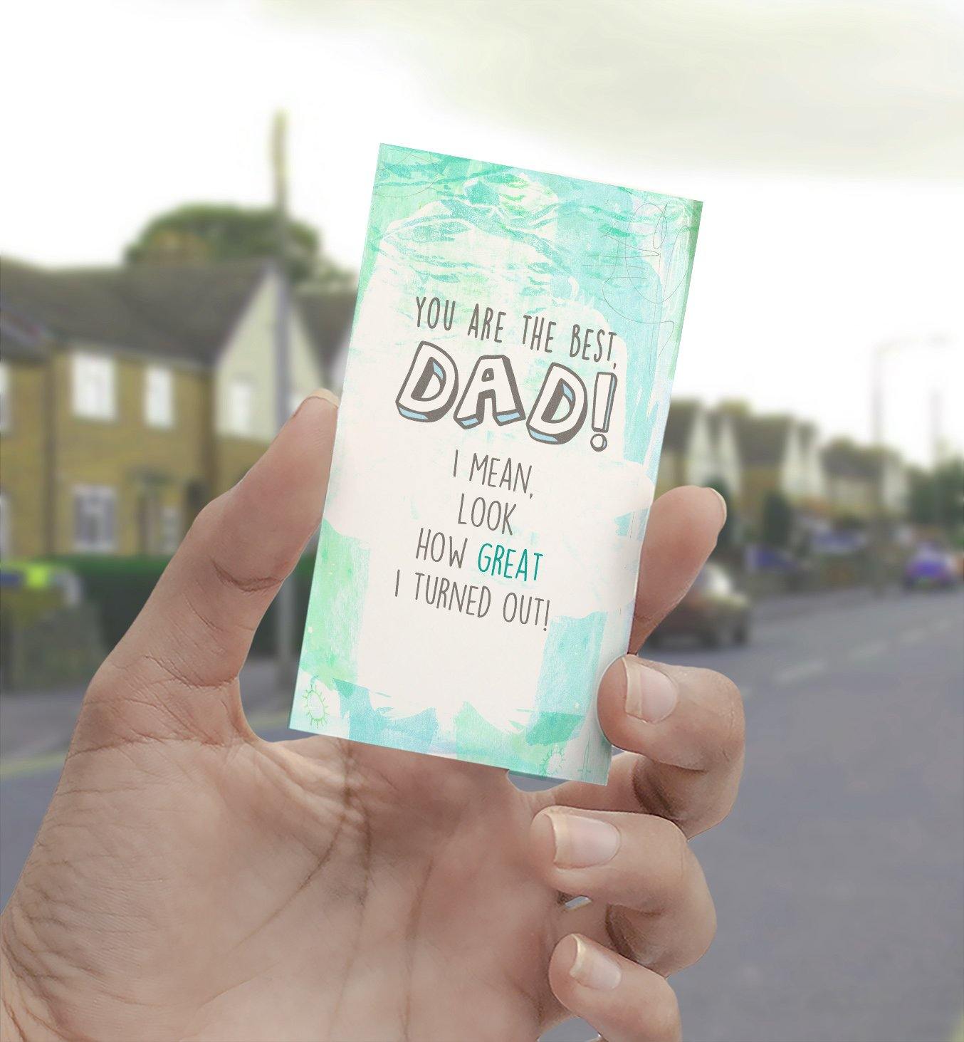 1254 Dear Dad You're The Best Art - deloresartcanada