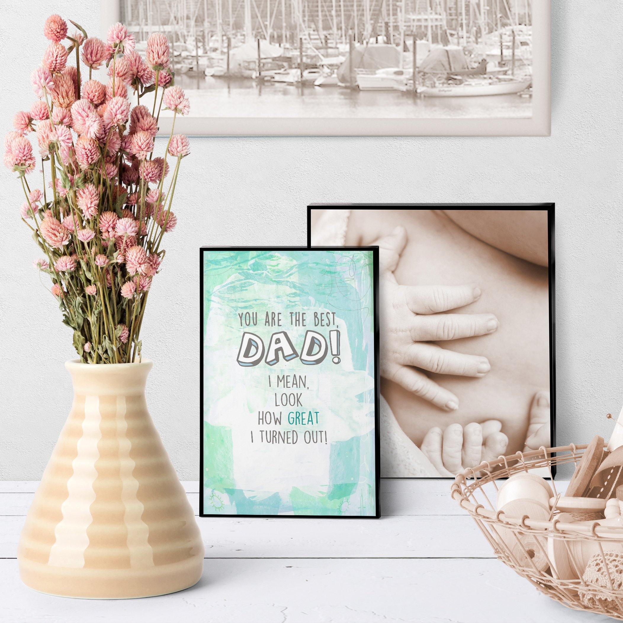 1254 Dear Dad You're The Best Art - deloresartcanada