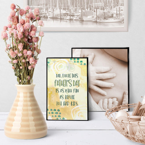 1258 Father's Day More Fun Than Before Kids Art - deloresartcanada