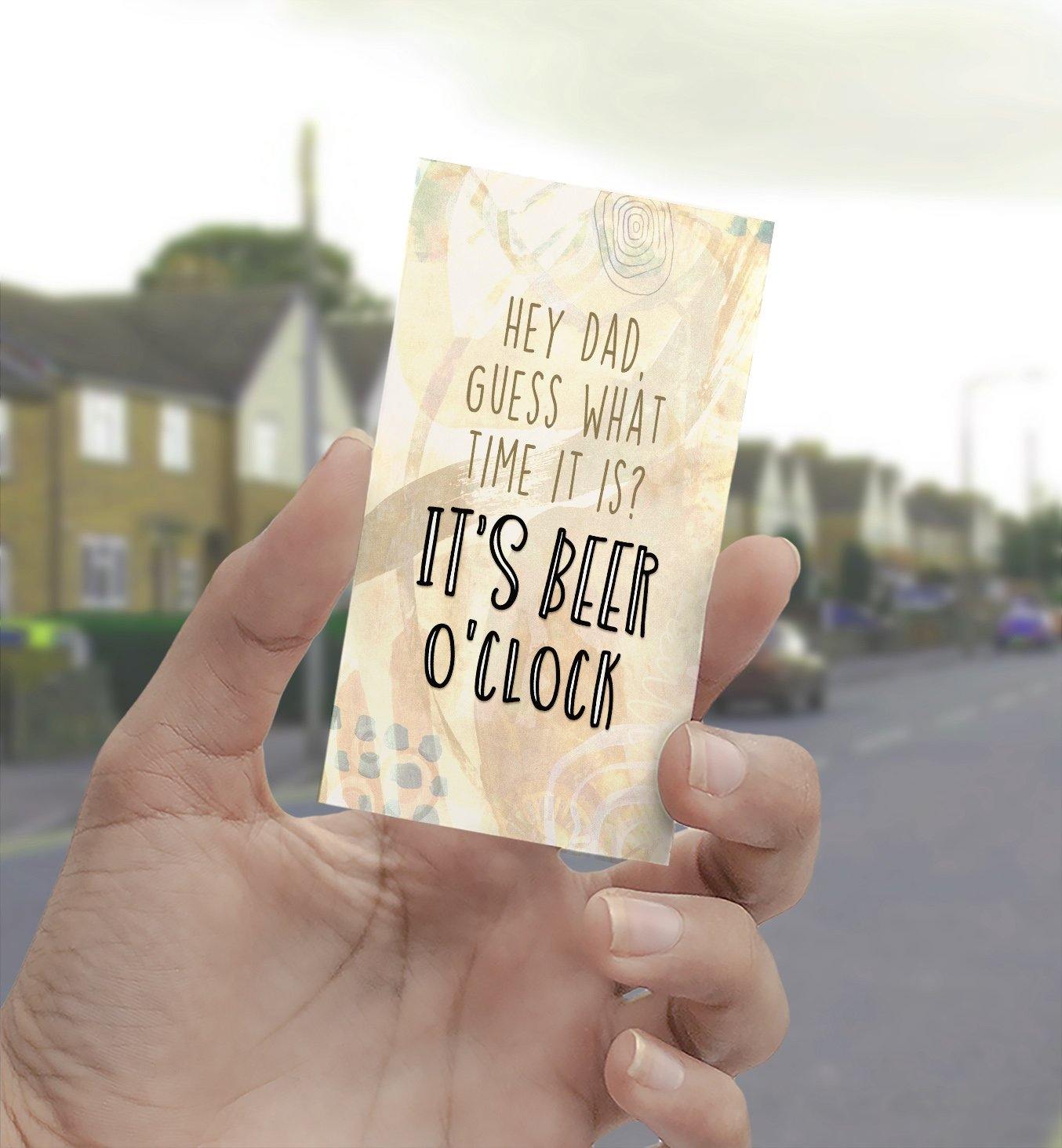1264 It's Beer O'clock V2 Art - deloresartcanada