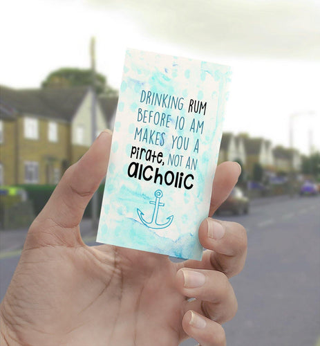 1274 Pirate, Not An Alcoholic Art - deloresartcanada