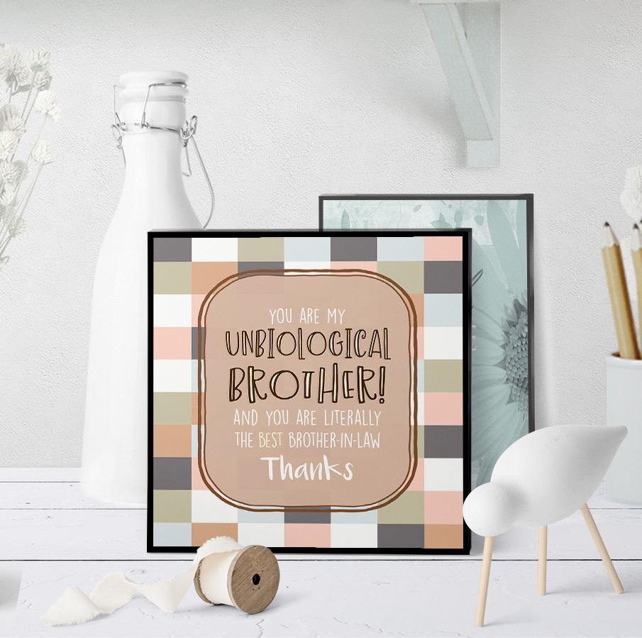 1278 Unbiological Brother Art - deloresartcanada