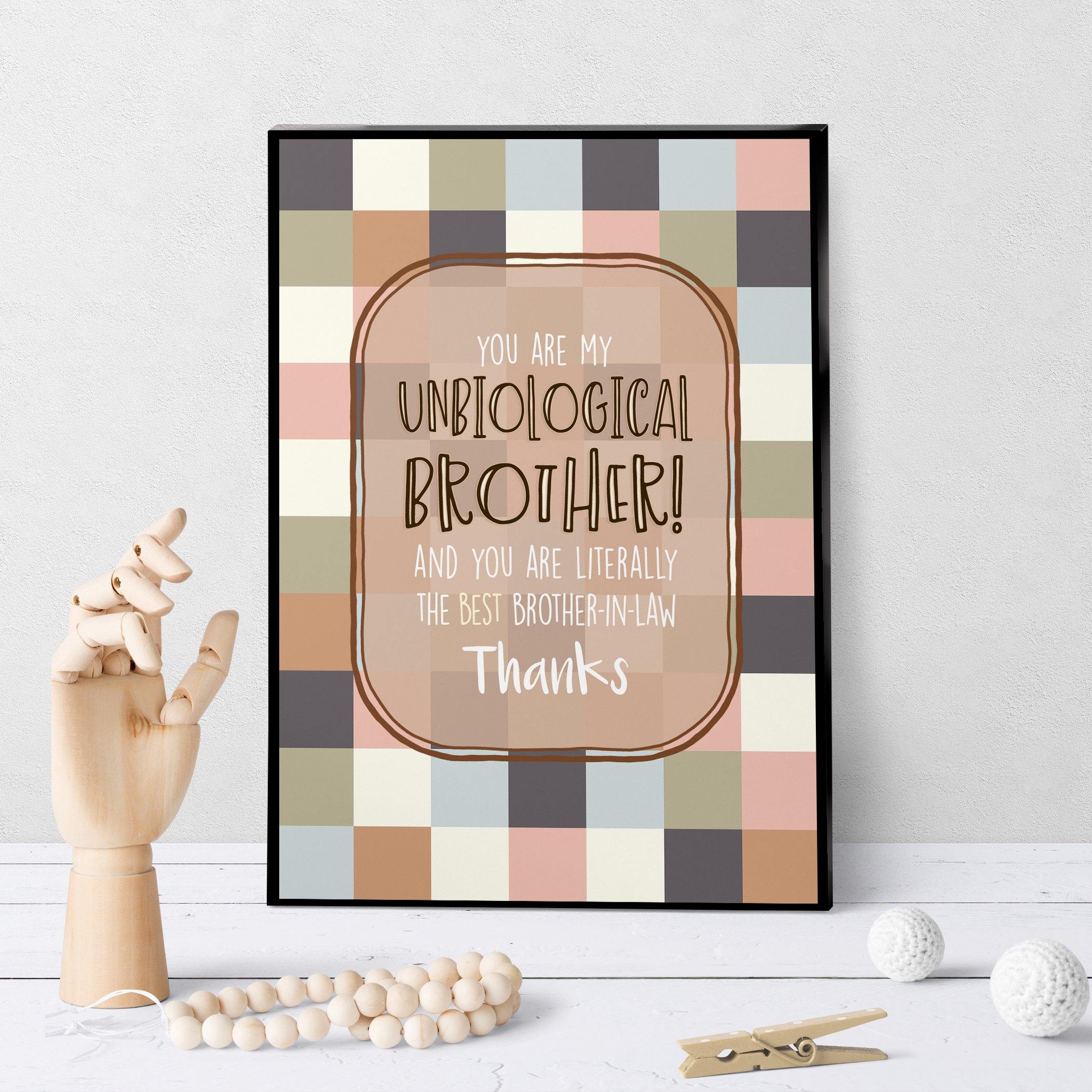 1278 Unbiological Brother Art - deloresartcanada