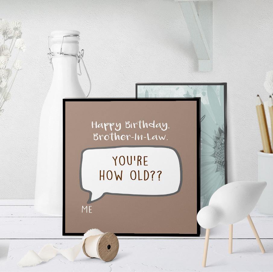 1279 Happy Birthday Brother In Law Art - deloresartcanada
