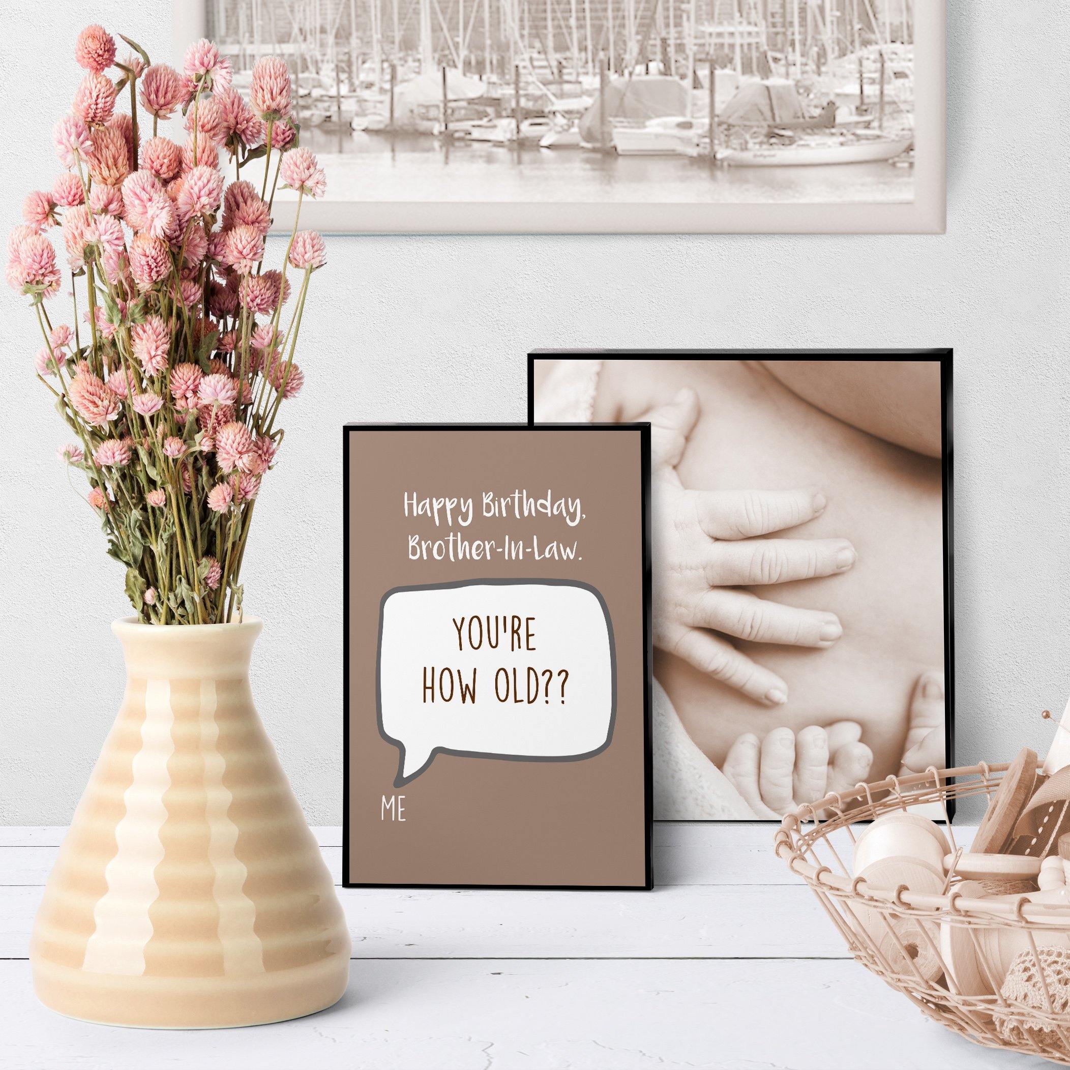 1279 Happy Birthday Brother In Law Art - deloresartcanada