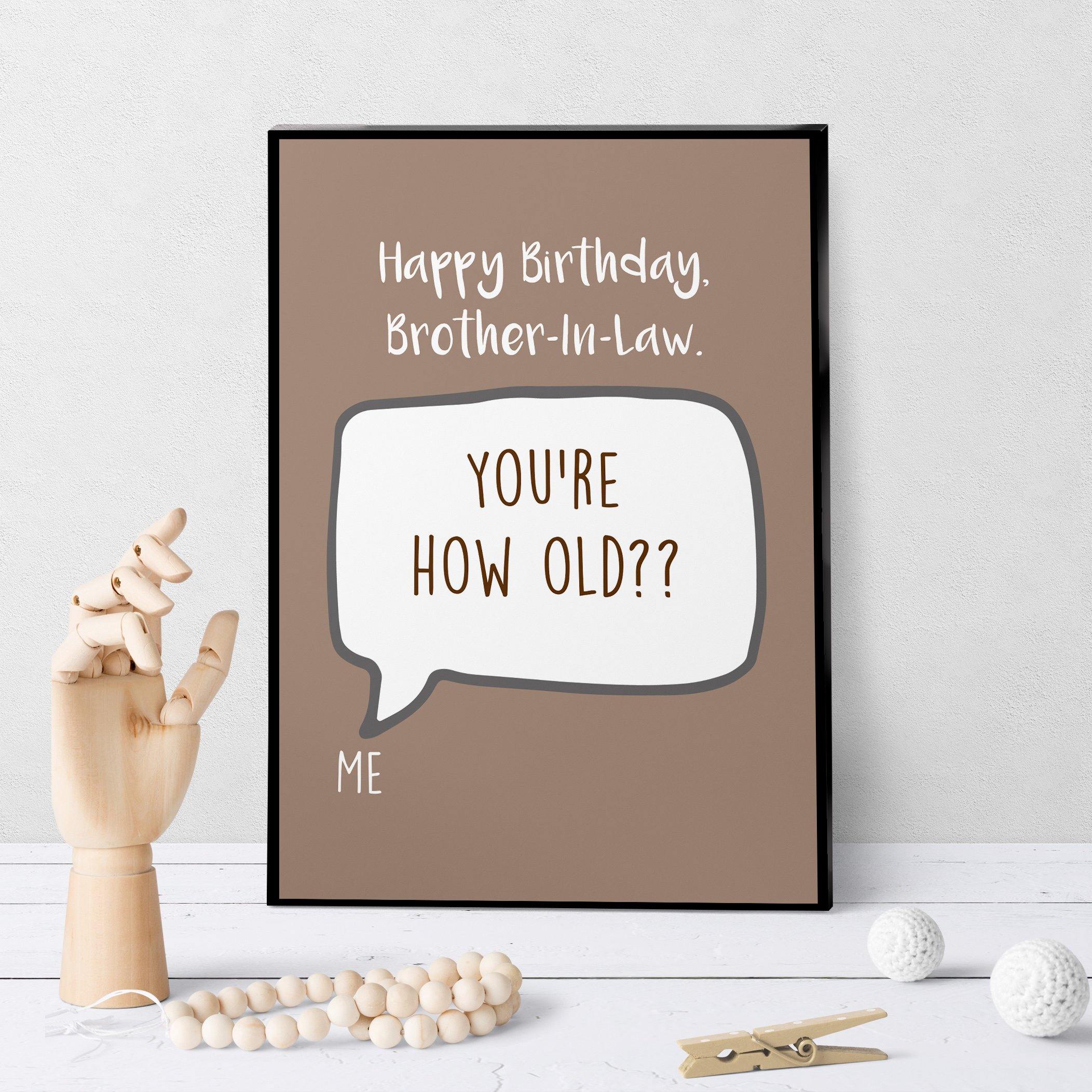1279 Happy Birthday Brother In Law Art - deloresartcanada