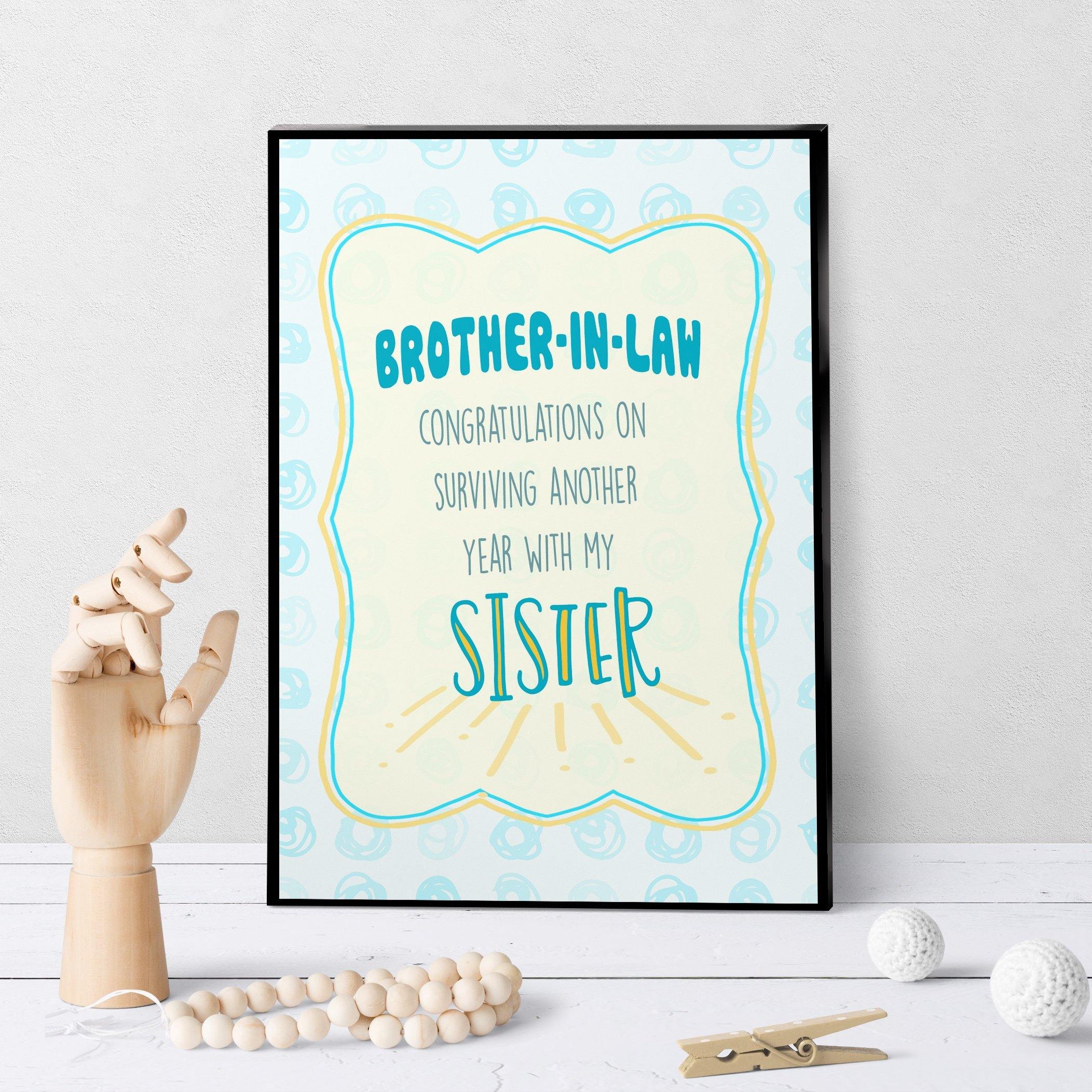 1286 Another Year Surviving My Sis Brother In Law Birthday Art - deloresartcanada