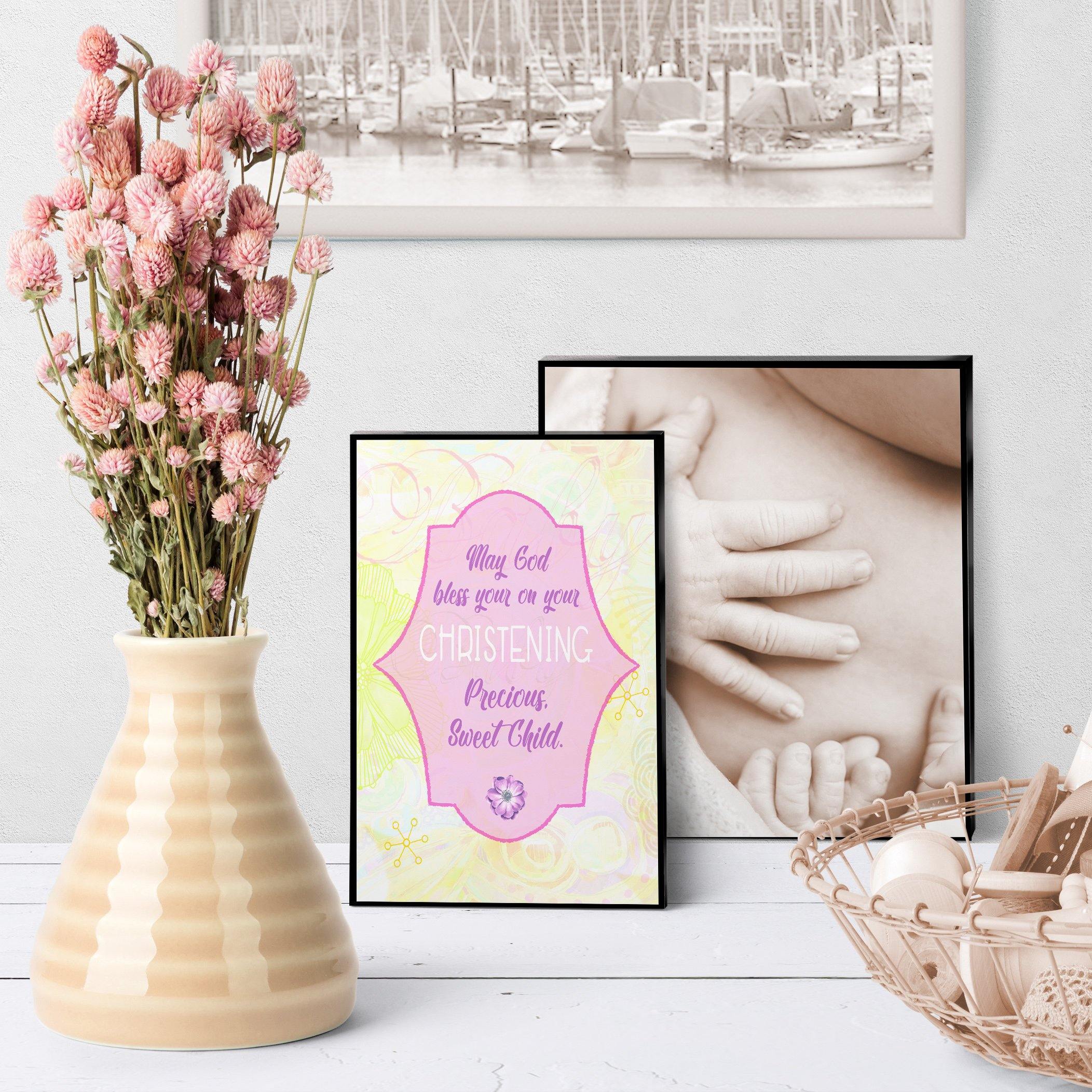 1289 Christening Special Child Art - deloresartcanada