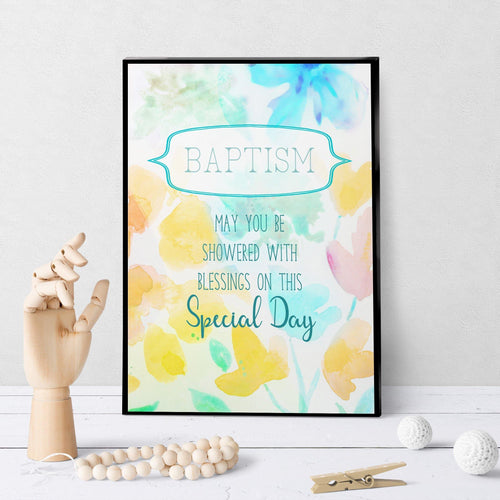 1292 Blessings Baptism Art - deloresartcanada