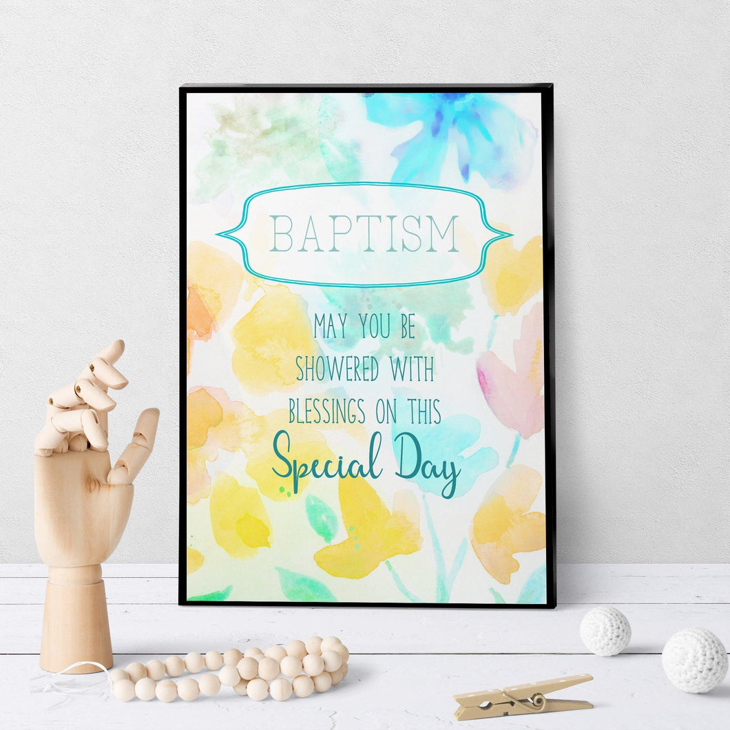 1292 Blessings Baptism Art - deloresartcanada