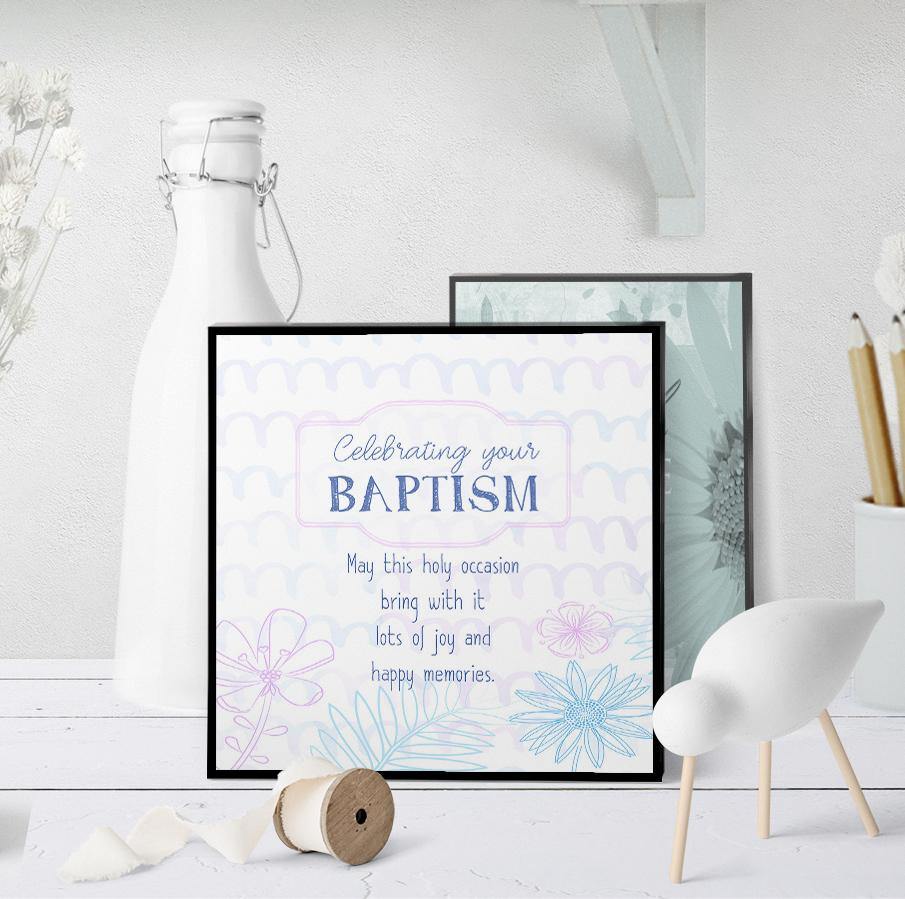 1295 Celebrating Your Baptism Art - deloresartcanada