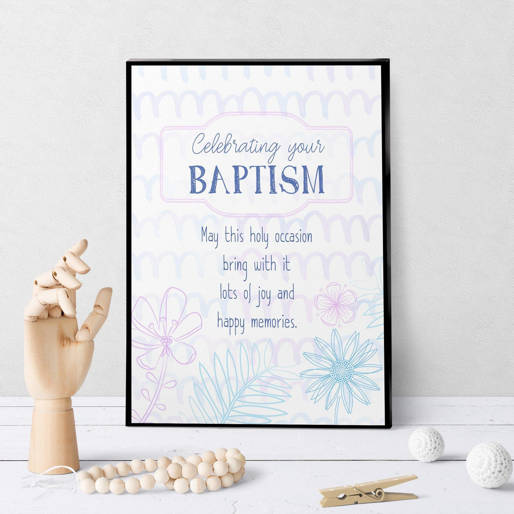 1295 Celebrating Your Baptism Art - deloresartcanada