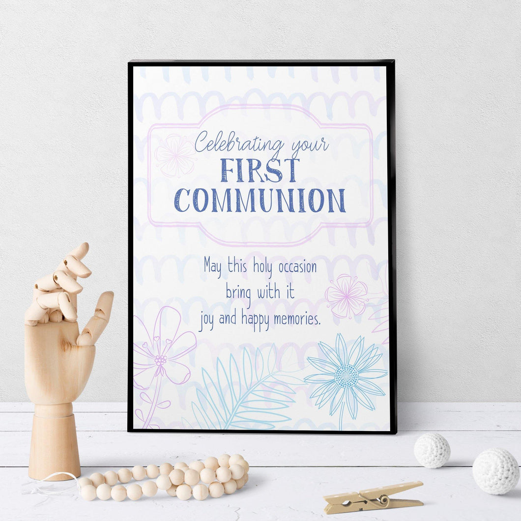 1296 First Communion Lord Bless Art - deloresartcanada