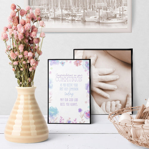 1297 Communion Congratulations Art - deloresartcanada