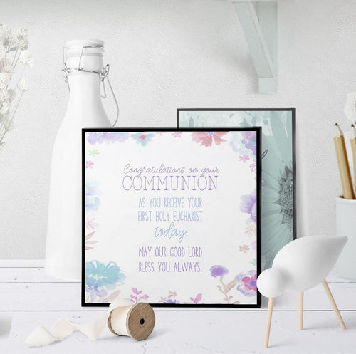 1297 Communion Congratulations Art - deloresartcanada