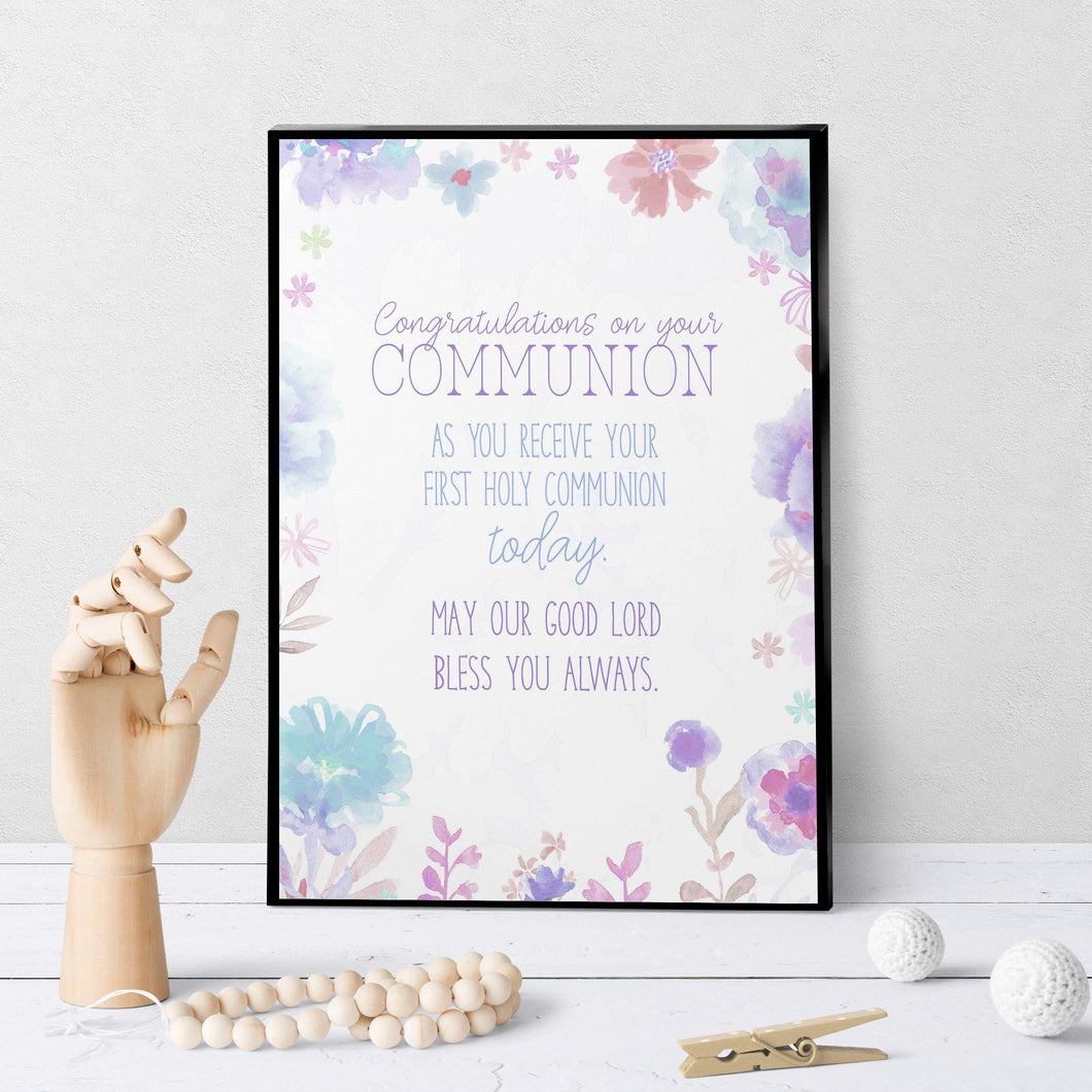 1297 Communion Congratulations Art - deloresartcanada