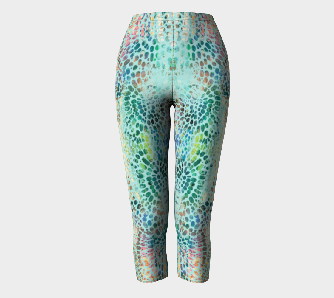 Elemental Greens Capris - deloresartcanada