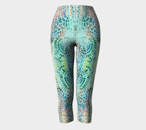 Elemental Greens Capris - deloresartcanada