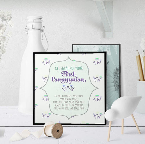 1301 First Communion God's Love Art - deloresartcanada