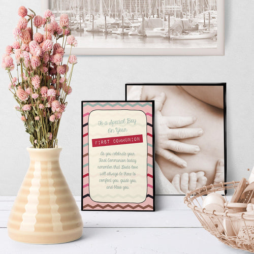 1303 First Communion Boy Art - deloresartcanada