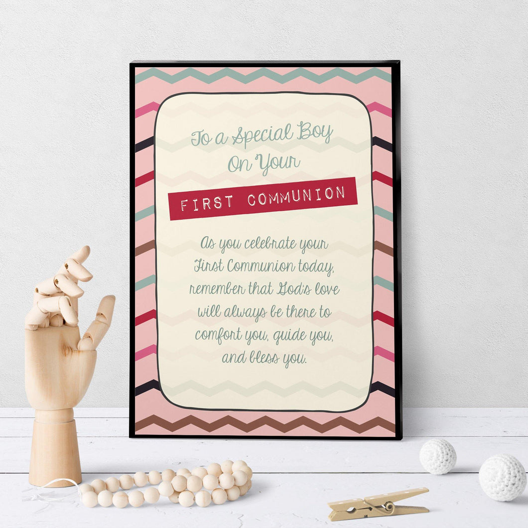 1303 First Communion for a Boy - deloresartcanada