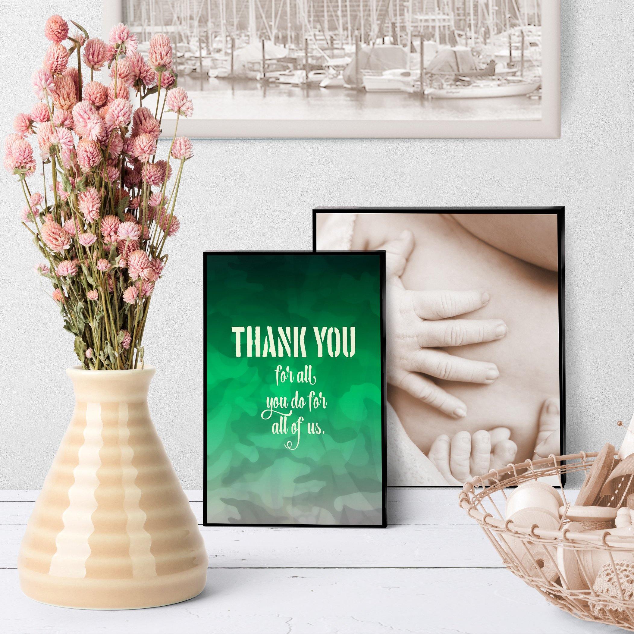 1317 Thank You On Camouflage Art - deloresartcanada