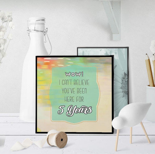 1319 Work Anniversary 5 Years Art - deloresartcanada