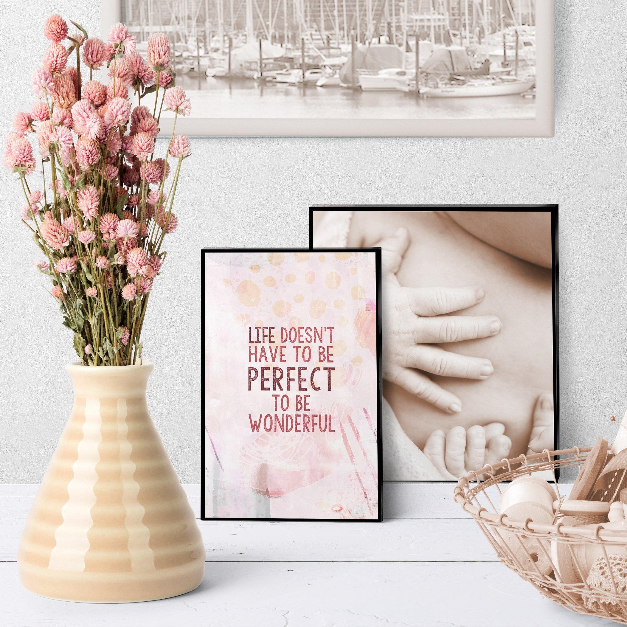 1330 Life Doesn't Have To Be Perfect Art - deloresartcanada
