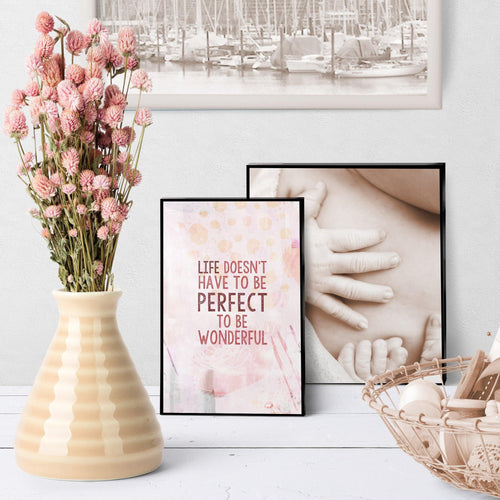 1330 Life Doesn't Have To Be Perfect Art - deloresartcanada