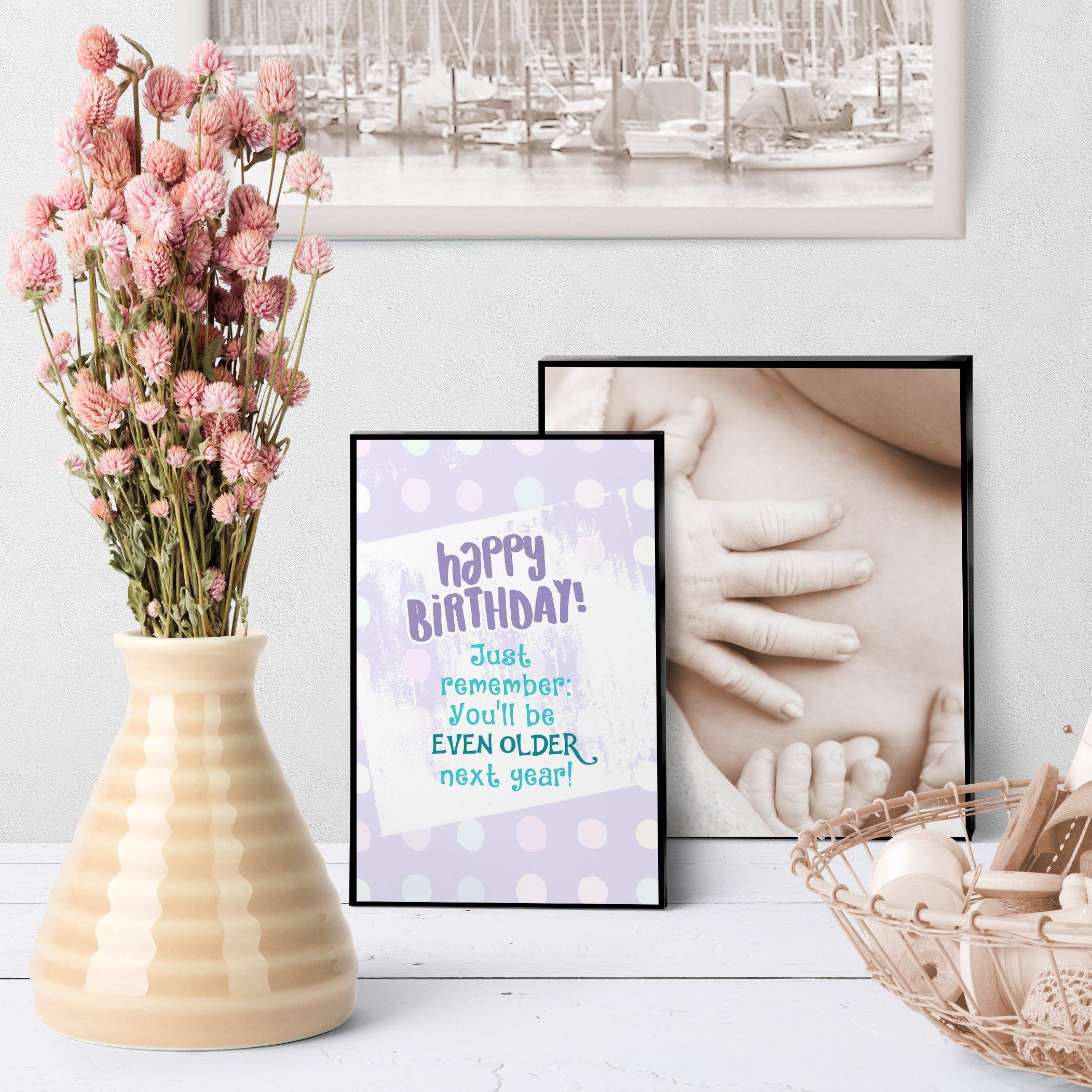 1333 Birthday You're Not As Old As Next Year Art - deloresartcanada