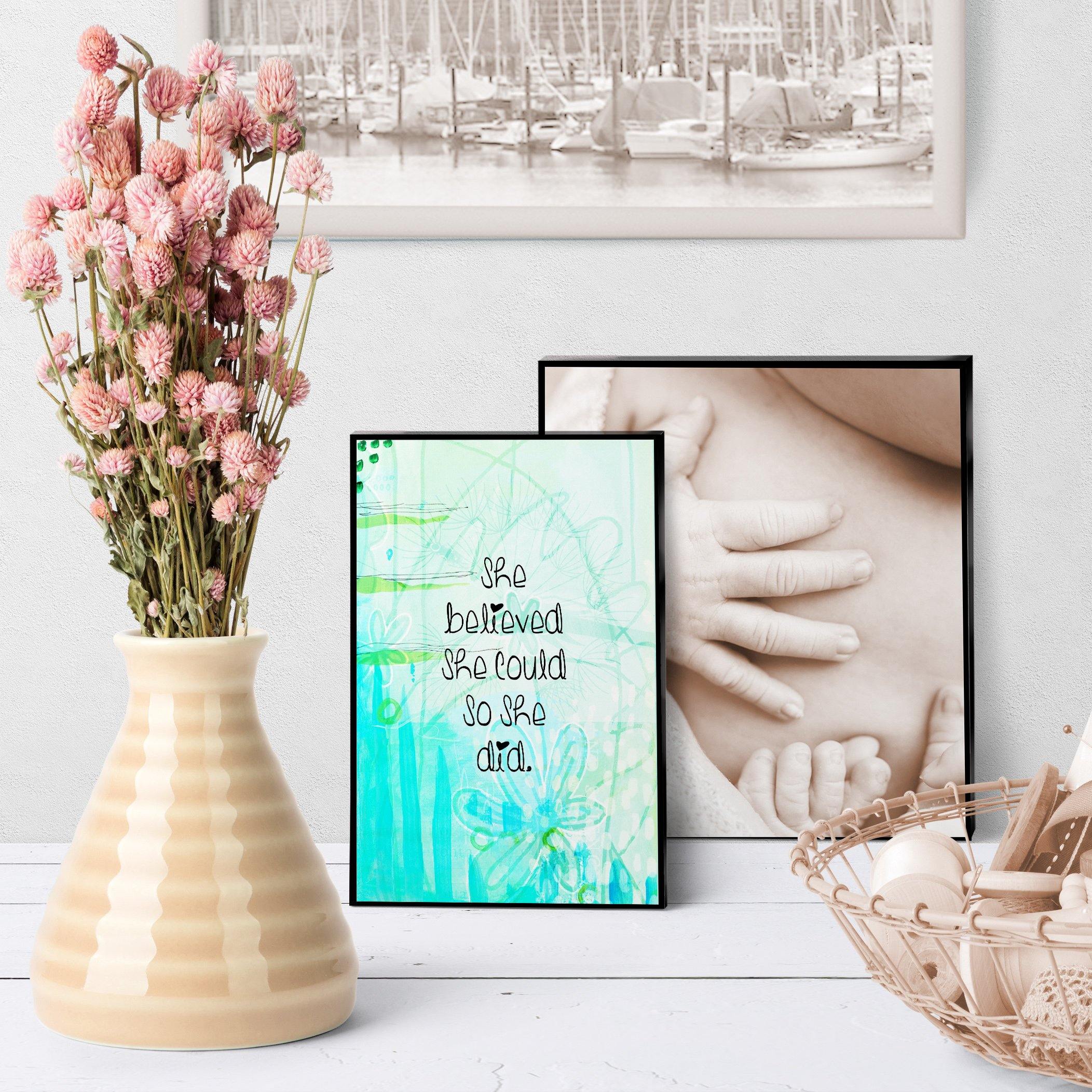 1338 She Believed She Could Art - deloresartcanada