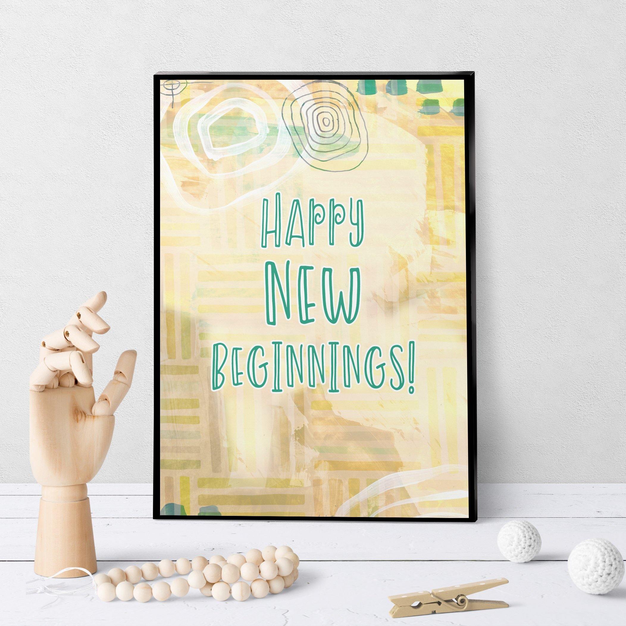 1341 Happy New Beginnings Art