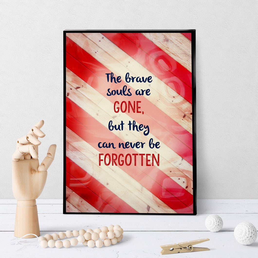 1362 Veterans Day Gone But Not Forgotten Art - deloresartcanada