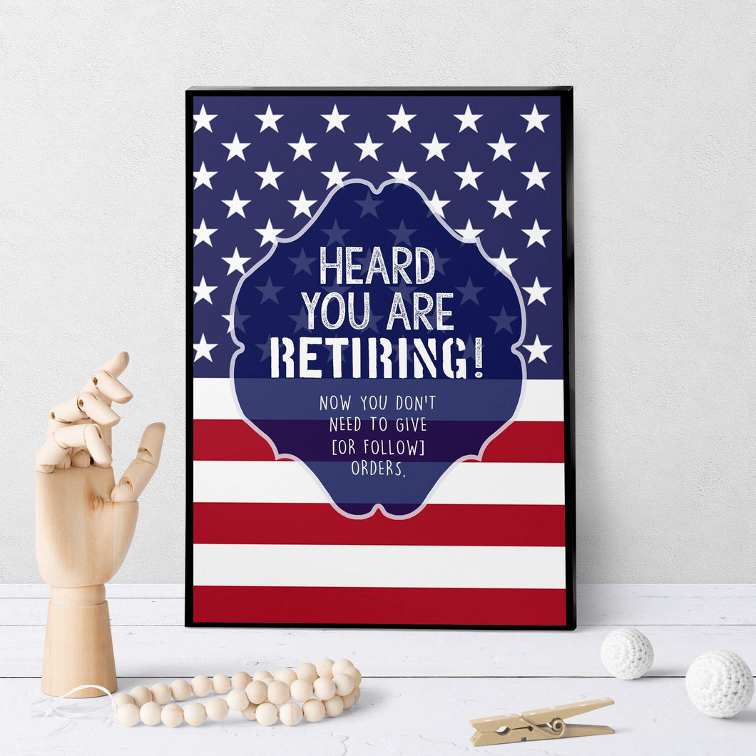 1366 Military Retirement Art - deloresartcanada