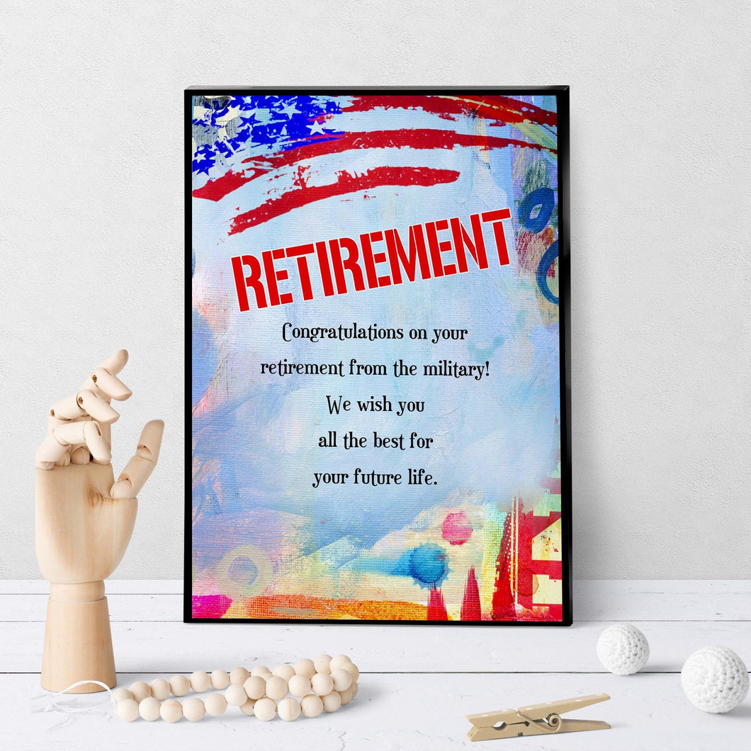 1368 Retirement From The Military Art - deloresartcanada