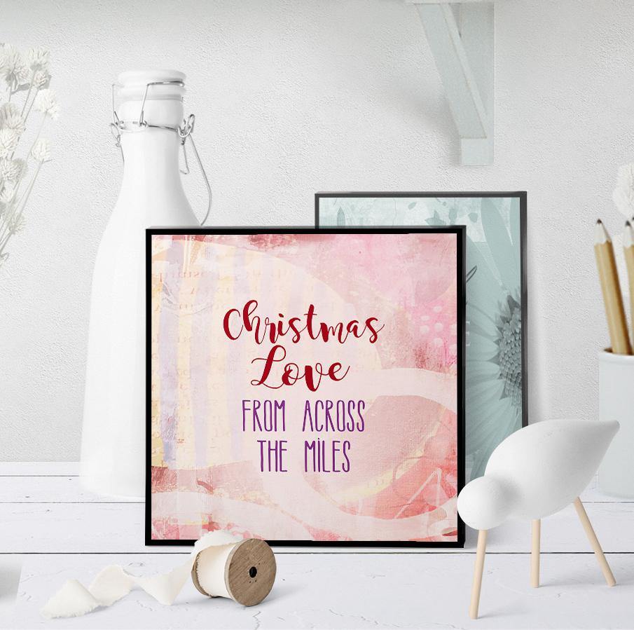 1389 Christmas Love From Across The Miles Art - deloresartcanada