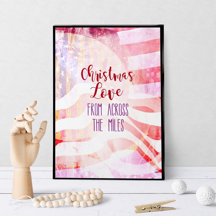 1389 Christmas Love From Across The Miles Art - deloresartcanada