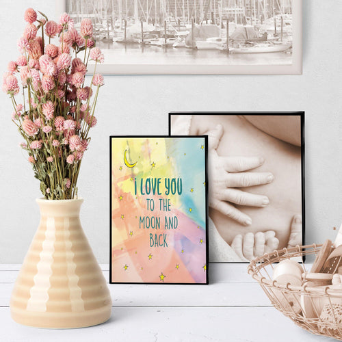 1399 Love You To The Moon And Back Art - deloresartcanada