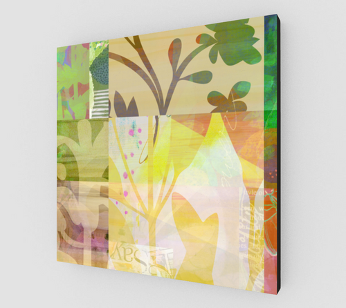 537 Perennials at Dusk Art by Delores Naskrent - deloresartcanada