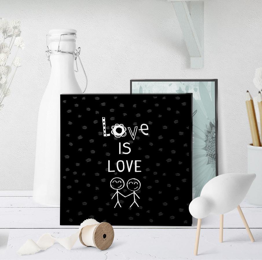 1404 Love Is Love Art - deloresartcanada