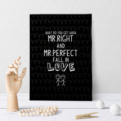 1405 Mr Right And Mr Perfect Art - deloresartcanada