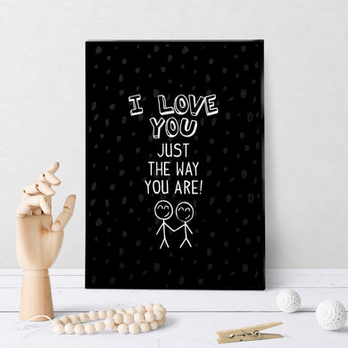 1407 I Love You Just The Way You Are Art - deloresartcanada