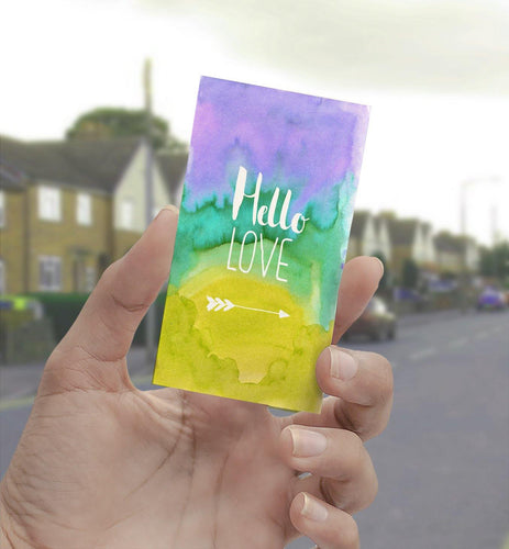 1413  Hello Love Art - deloresartcanada