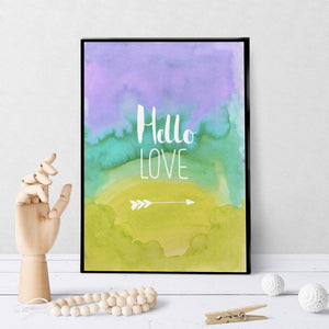 1413  Hello Love Art - deloresartcanada